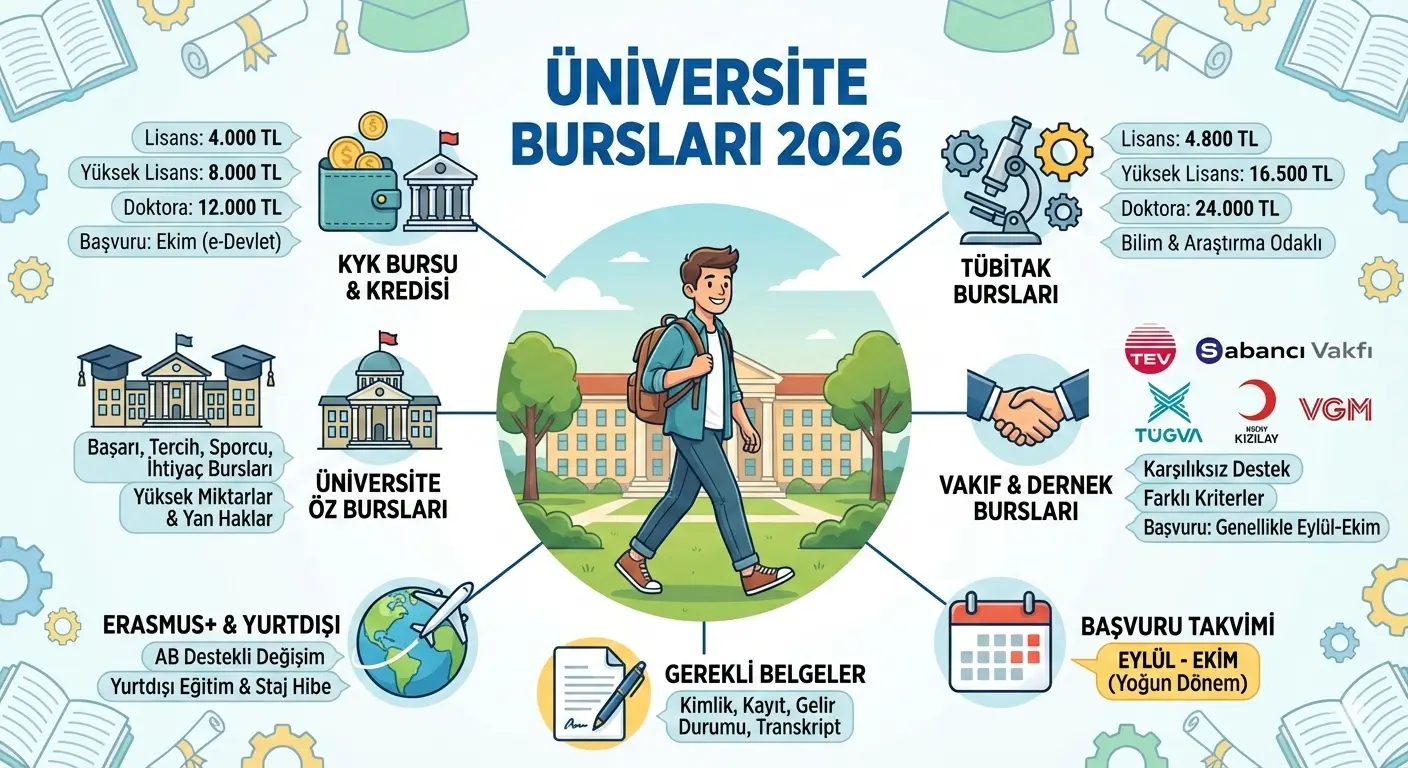 Üniversite Bursları 2026