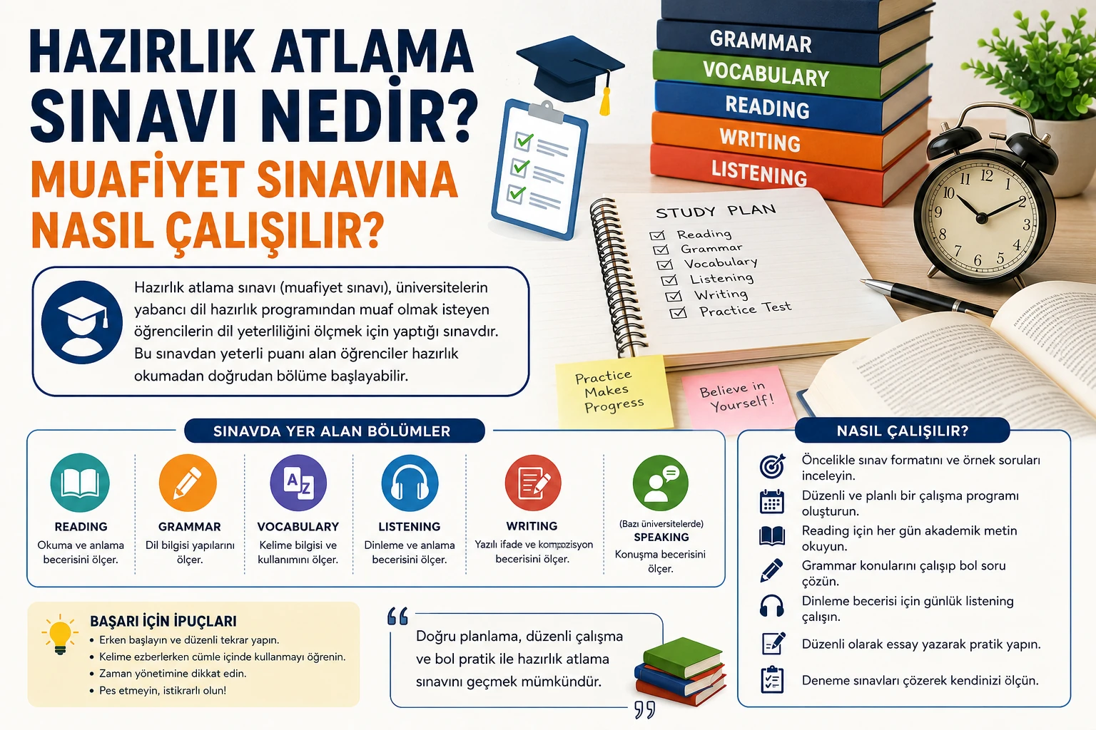 Hazırlık Atlama Sınavı Nedir? Muafiyet Sınavına Nasıl Çalışılır?
