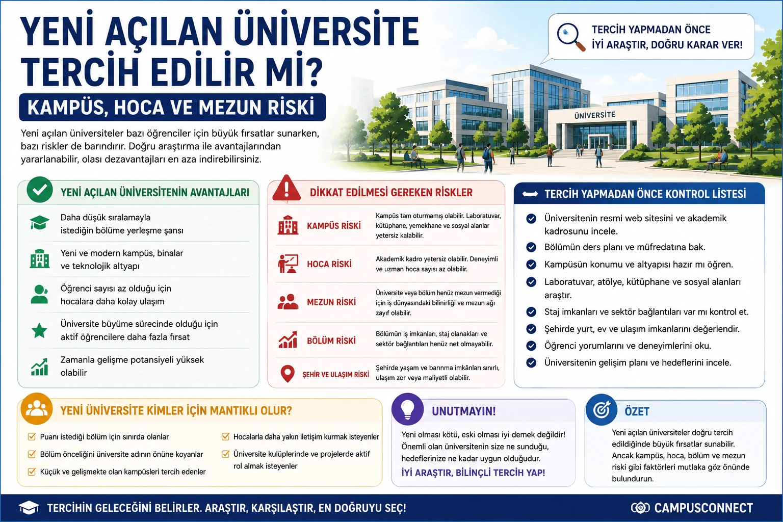 Yeni Açılan Üniversite Tercih Edilir mi? Kampüs, Hoca ve Mezun Riski
