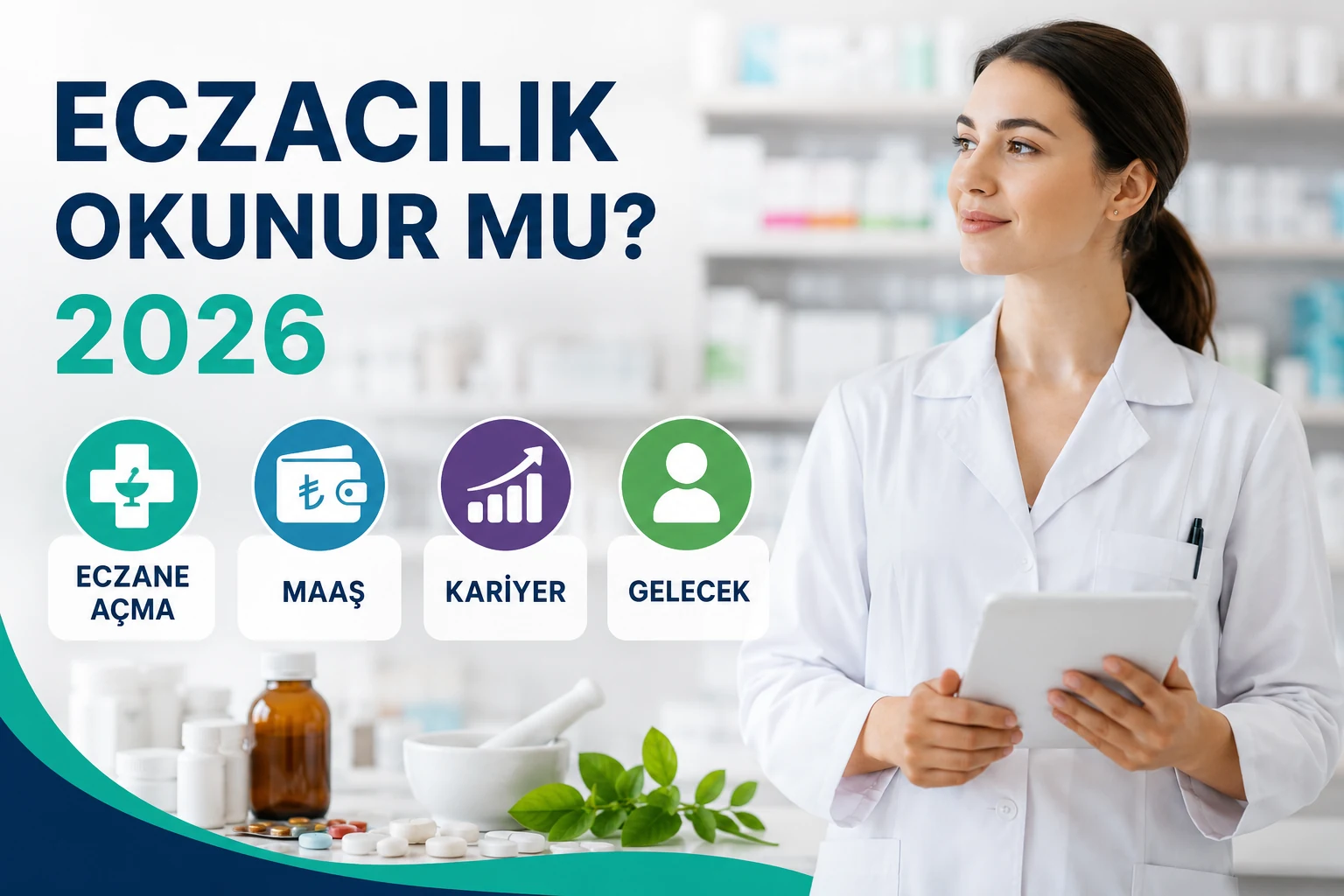 Eczacılık Okunur mu 2026? Eczane Açmak, Maaş ve Gelecek Durumu